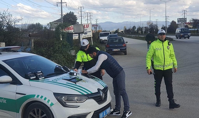 Sürücüler dronun gözünden kaçamadı