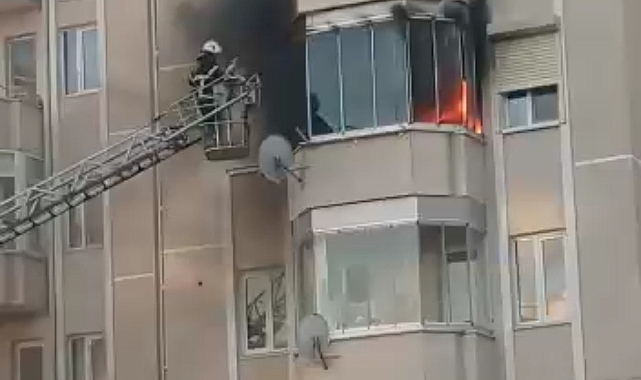 Tekirdağ'da korkutan yangın