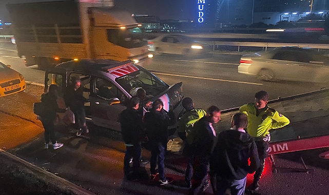 TEM’de 6 araç birbirine girdi