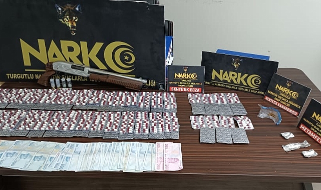 Turgutlu’da uyuşturucu operasyonunda 2 tutuklama