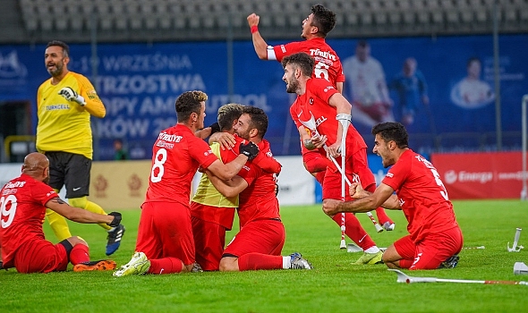 Türkiye Ampute Milli Futbol Takımı, finalde!