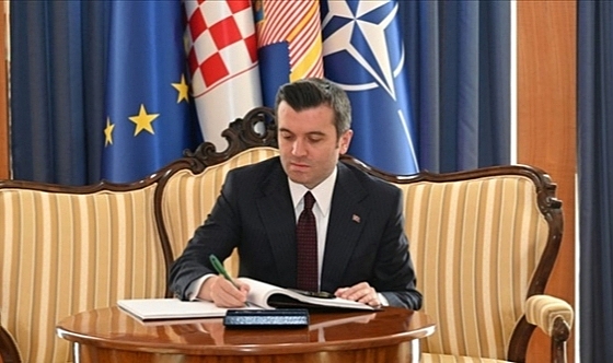 Türkiye'nin Zagreb Büyükelçisi resmen görevine başladı