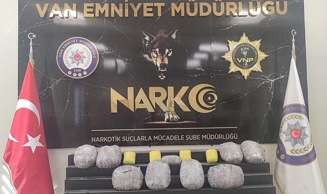 Van’da 30 kilogram uyuşturucu ele geçirildi