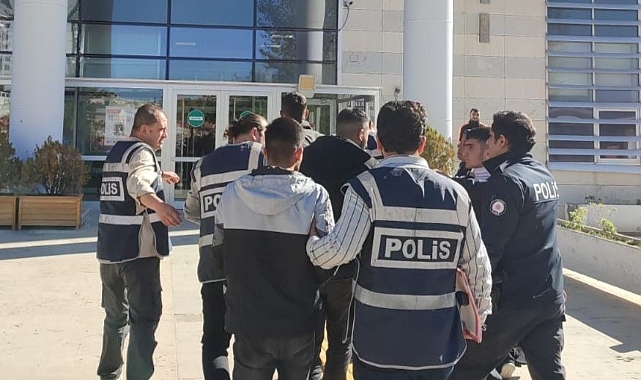 117 adet suç kaydı bulunan 3 şüpheli tutuklandı