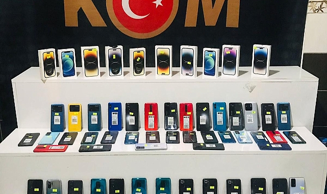 75 kaçak telefon ele geçirildi