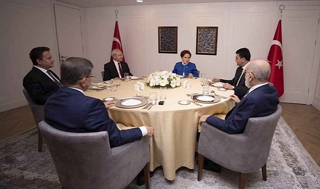 Altılı masa toplandı: Gündemde BTP'nin katılımı var