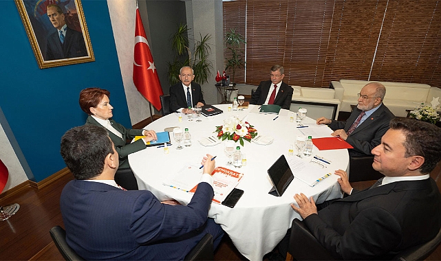 Altılı masa toplantısı sona erdi