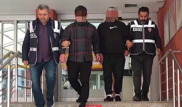 Altın hırsızları yakalandı