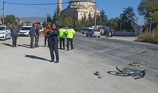 Arazi aracıyla çarpışan bisiklet sürücüsü hayatını kaybetti