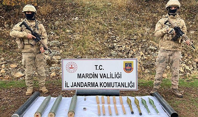 Arazide terör örgütüne ait roket mühimmatı ele geçirildi