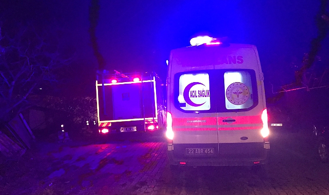 Baca yangını ekipleri alarma geçirdi