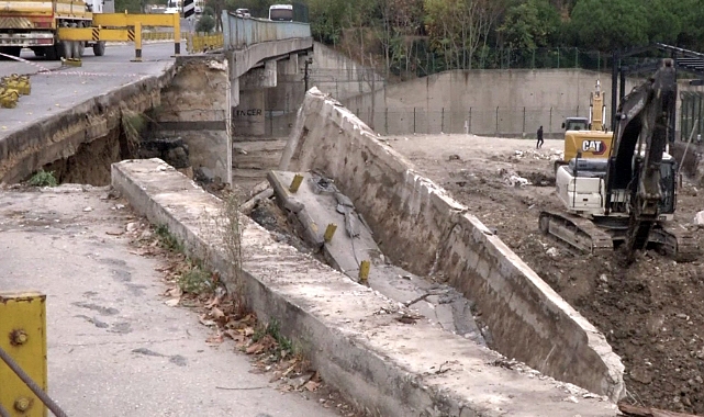 Bakırköy’de panik yaratan olay: İstinat duvarı çöktü