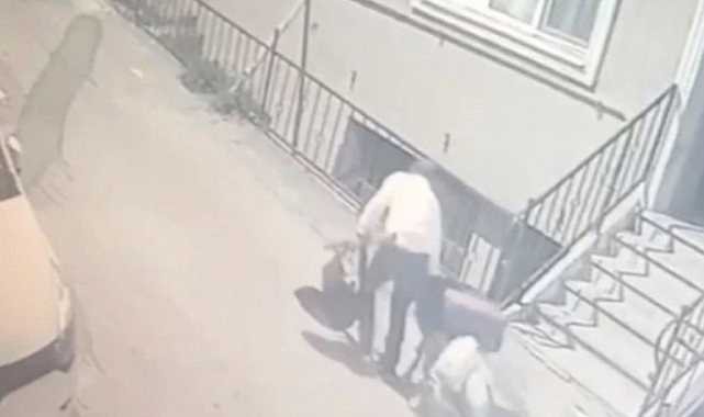 Binadaki tüm ayakkabıları pazar arabasına doldurdu
