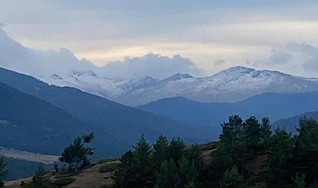 Bolu'ya mevsimin ilk karı düştü