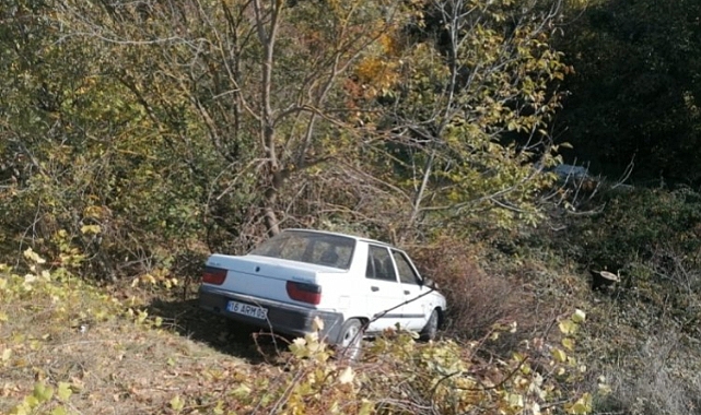 Bursa'da başına ödül konulan araç, dere yatağında bulundu