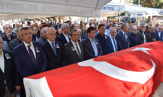 Bursa'da eski siyasetçiye veda