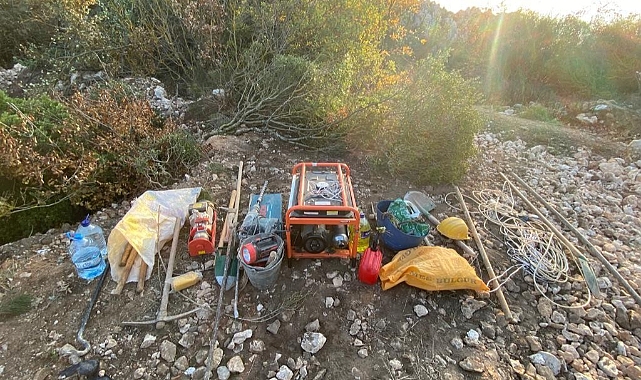 Bursa'da kaçak kazıcılar suçüstü yakalandı