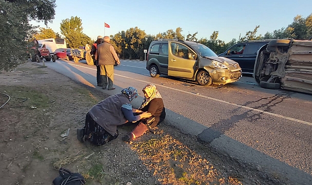 Bursa'da kaza yerine giden muhabir, abisinin kazasıyla karşılaştı