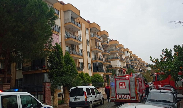 Çamaşır makinesi binayı yakıyordu