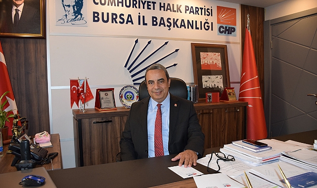 CHP Bursa İl Başkanı İsmet Karaca'dan eleştiri ve uyarı
