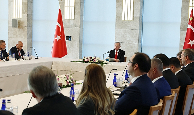 Cumhurbaşkanı Erdoğan, Mehmet Büyükekşi’yi kabul etti
