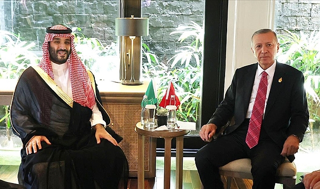 Cumhurbaşkanı Erdoğan, Suudi Arabistan Veliaht Prensi Selman ile görüştü