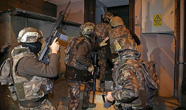 DEAŞ'a eş zamanlı operasyon: Çok sayıda gözaltı