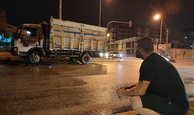 Ekmek teknesi alev alev yandı