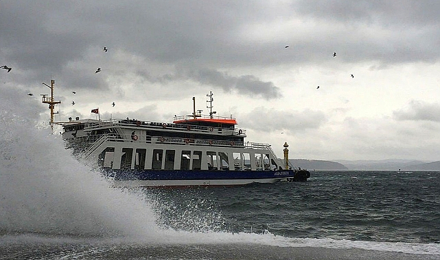 Feribot seferlerine hava engeli