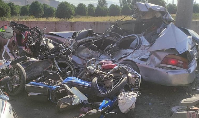 Freni boşalan TIR önüne çıkanı biçti
