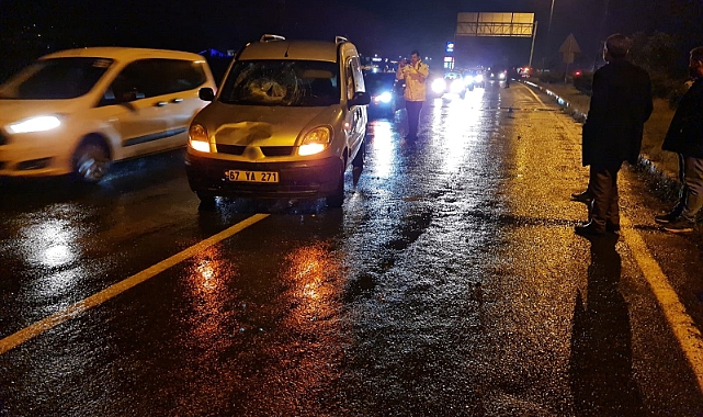 Hafif ticari aracın çarptığı kişi yaralandı