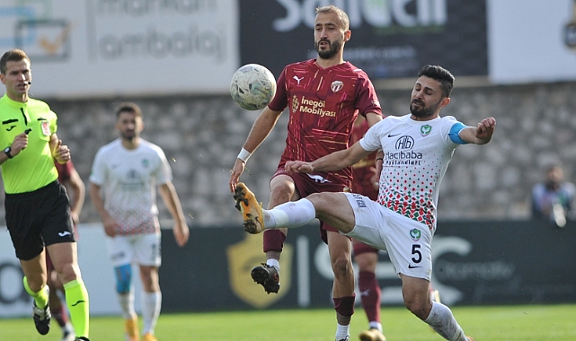 İnegölspor sahasında mağlup oldu