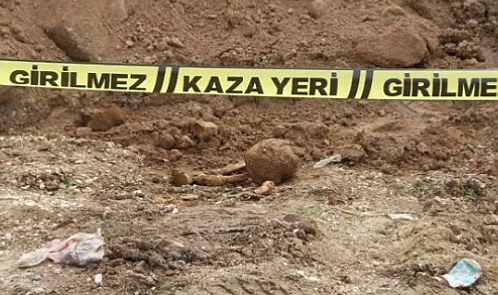 İnşaat kazısı sırasında insan kemikleri bulundu!
