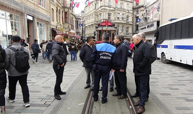 İstiklal Caddesi’nde denetim sürüyor