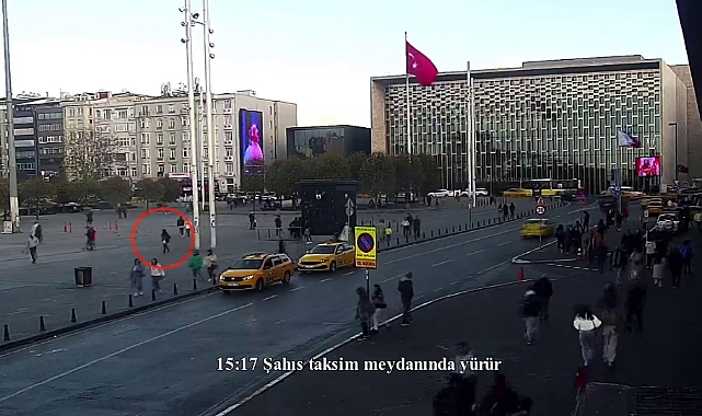 İstiklal Caddesi'ndeki bombacının yeni görüntüleri ortaya çıktı!