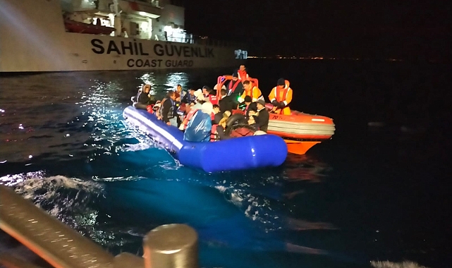 İzmir’de 42 göçmen yakalandı, 37 göçmen kurtarıldı