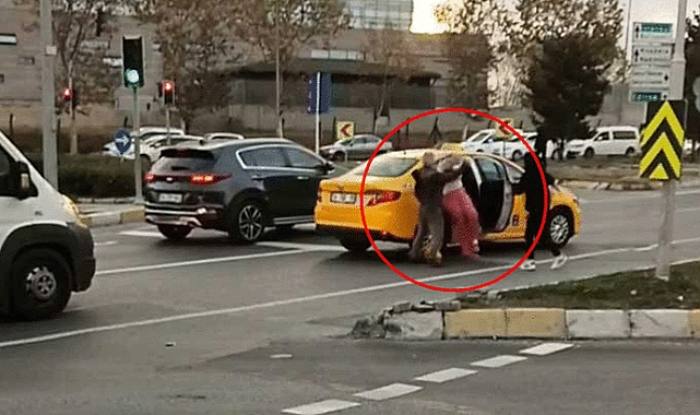 Kadın yolcuyu döven taksici konuştu