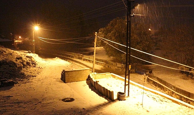 Kar yağışı etkisini göstermeye başladı!