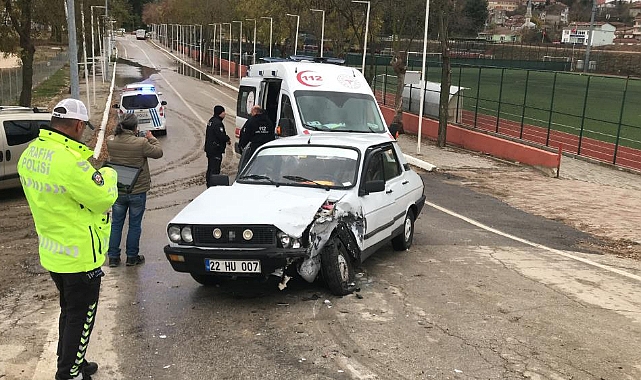 Kazaya karışan sürücü olay yerinden kaçtı