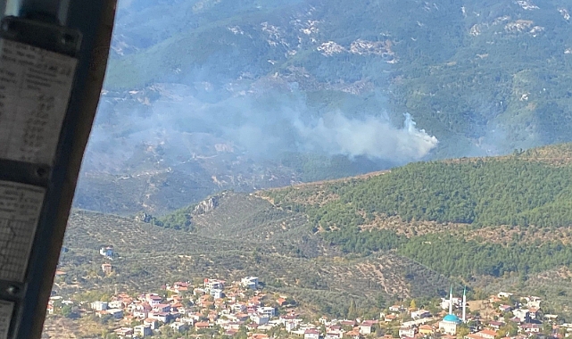 Kazdağları'nda korkutan yangın