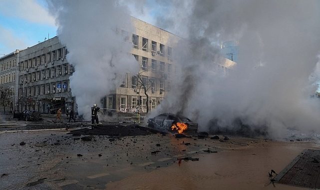 Rusya, Kiev'i füzelerle vurdu: 1 ölü