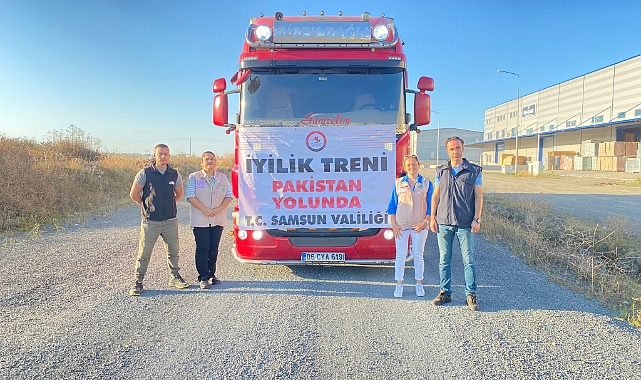 Samsun'dan sel mağdurlarına yardım eli
