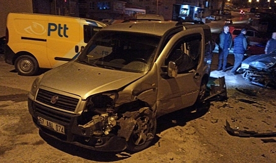 Sinop'ta trafik kazası
