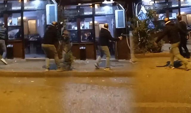 Sözlü tartışma ile başlayan kavga ortalığı birbirine kattı