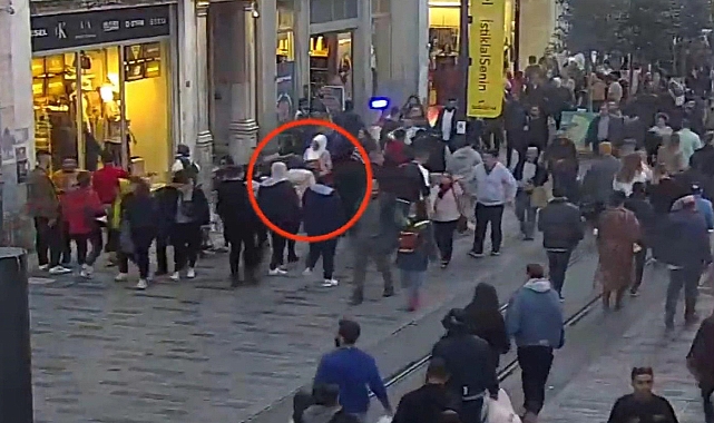 Teröristin, İstiklal Caddesi'ndeki keşif görüntüleri ortaya çıktı