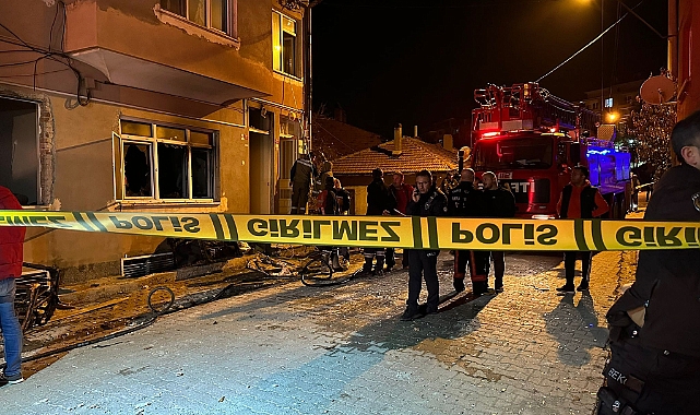 Tüpten sızan gaz bomba gibi patladı