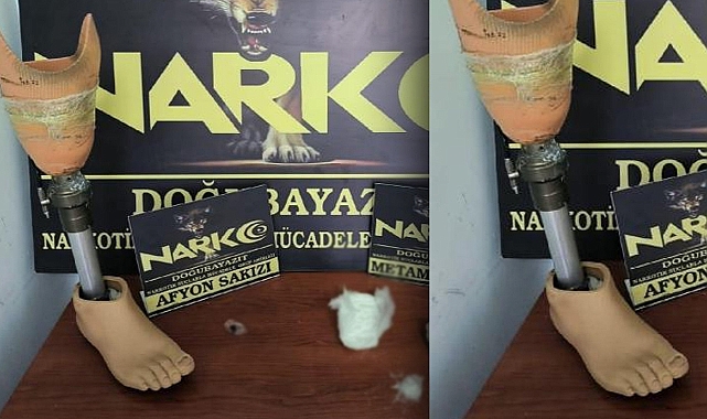 Uyuşturucuyu sakladığı yer şoke etti