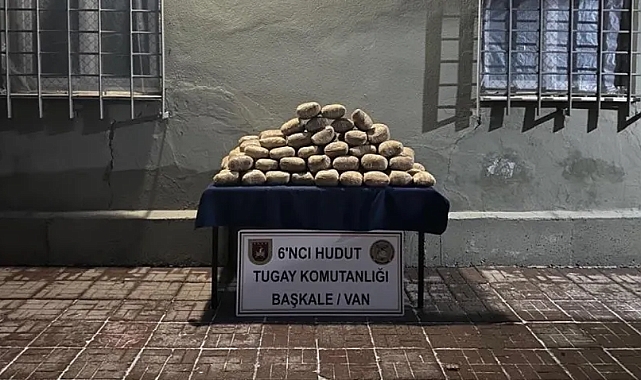 Van'da 112 kilogram toz esrar ele geçirildi