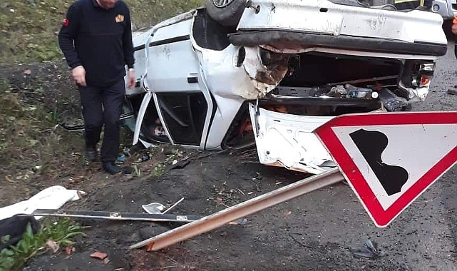 Zonguldak'ta feci kaza! 1 ölü 3 yaralı