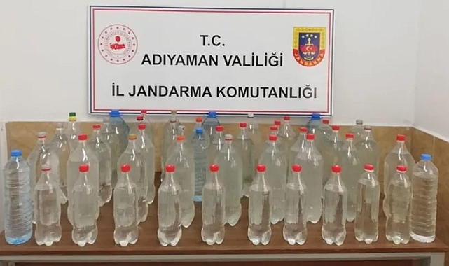 109 litre sahte içki ele geçirildi